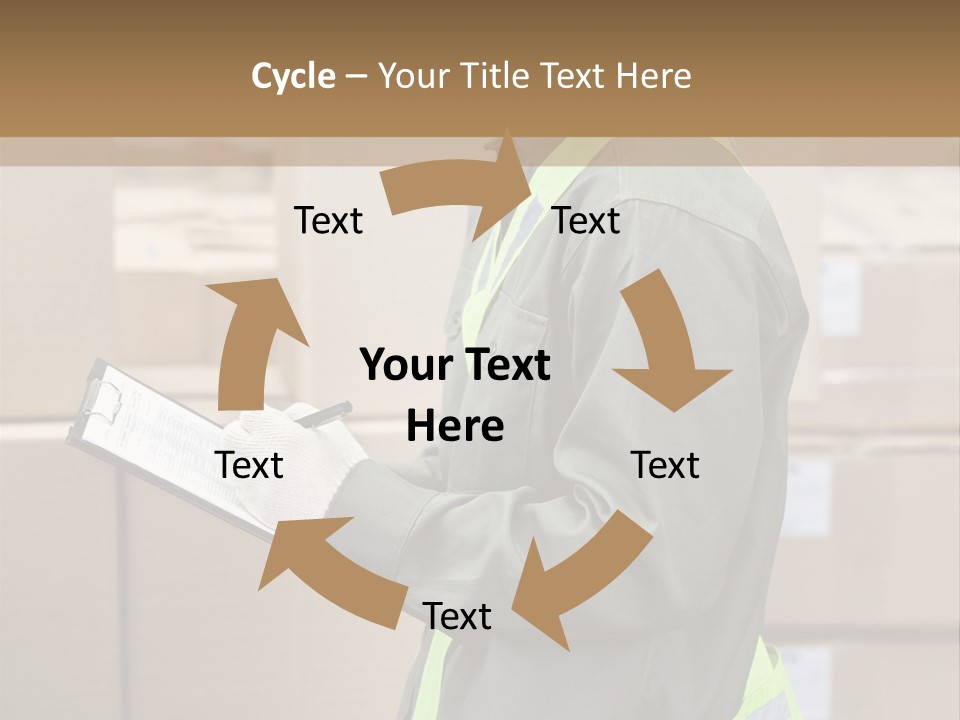 Occupation Foreman Working PowerPoint Template