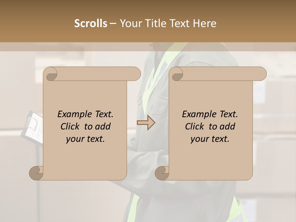 Occupation Foreman Working PowerPoint Template