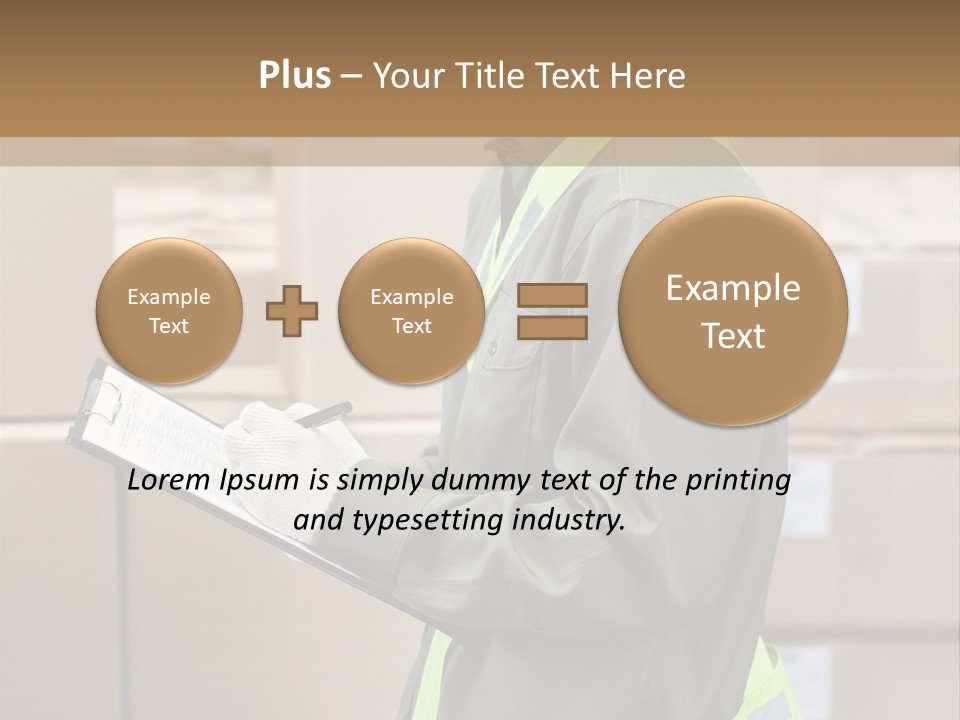Occupation Foreman Working PowerPoint Template