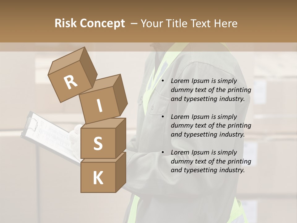 Occupation Foreman Working PowerPoint Template