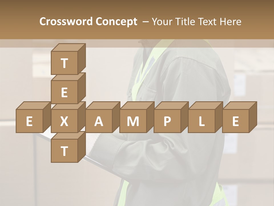 Occupation Foreman Working PowerPoint Template