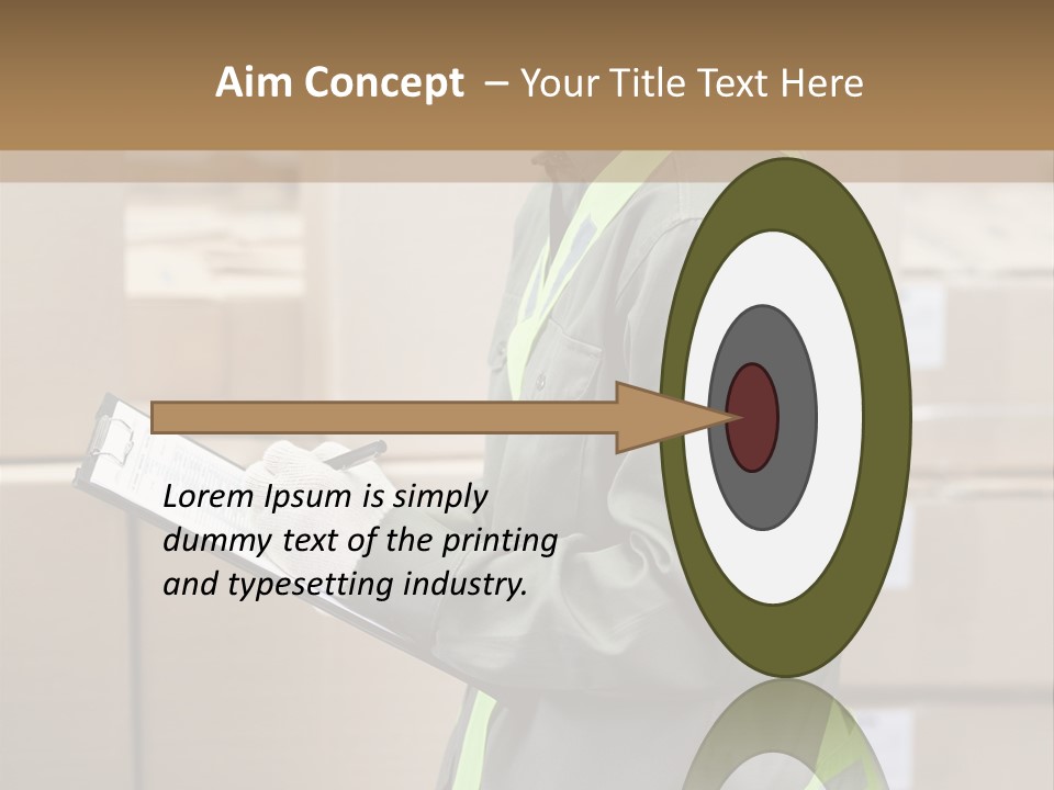 Occupation Foreman Working PowerPoint Template