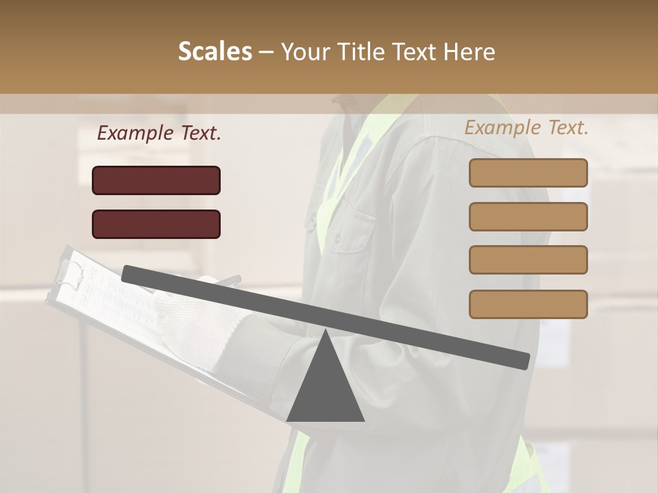 Occupation Foreman Working PowerPoint Template