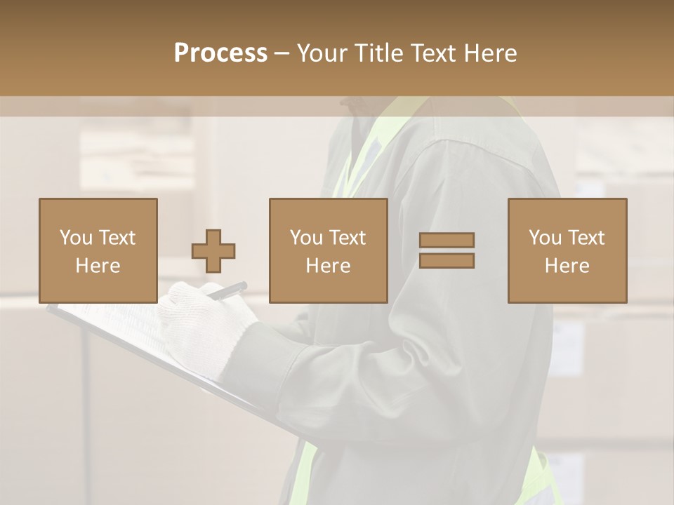 Occupation Foreman Working PowerPoint Template