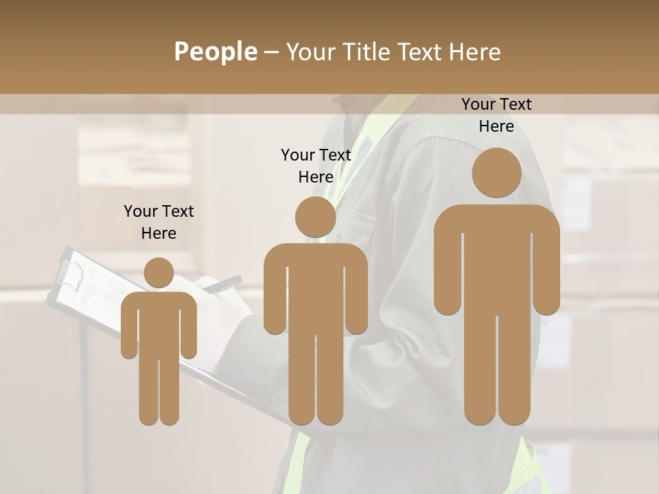 Occupation Foreman Working PowerPoint Template