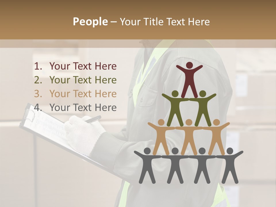 Occupation Foreman Working PowerPoint Template