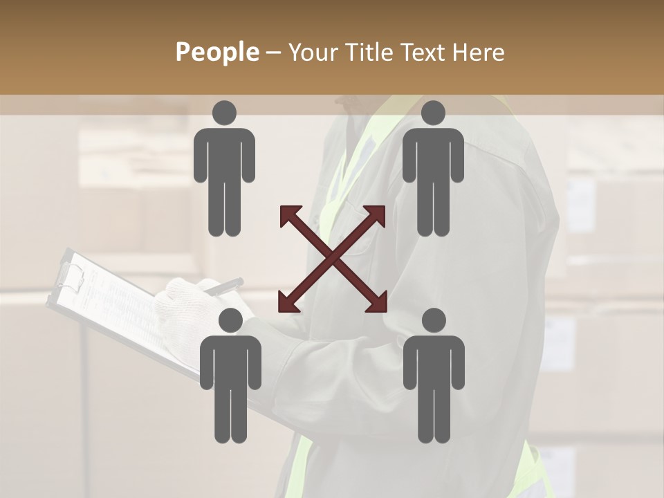 Occupation Foreman Working PowerPoint Template