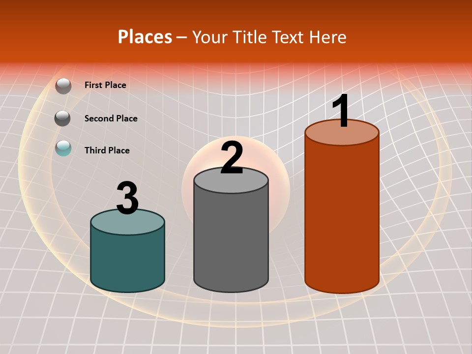 Wave Gravity Sun PowerPoint Template