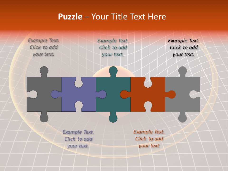 Wave Gravity Sun PowerPoint Template