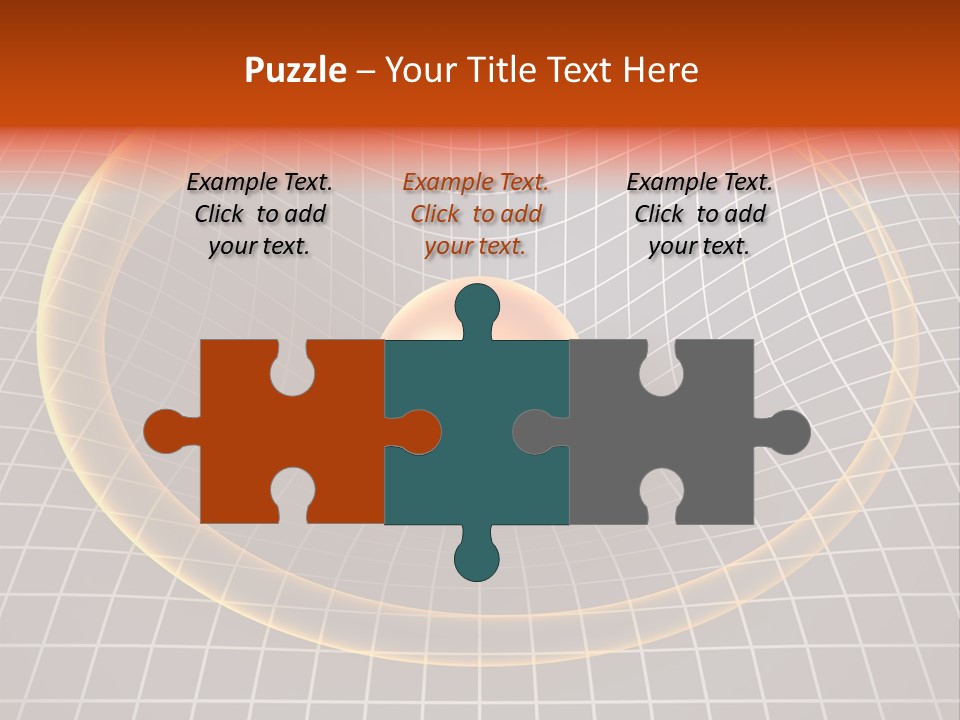 Wave Gravity Sun PowerPoint Template