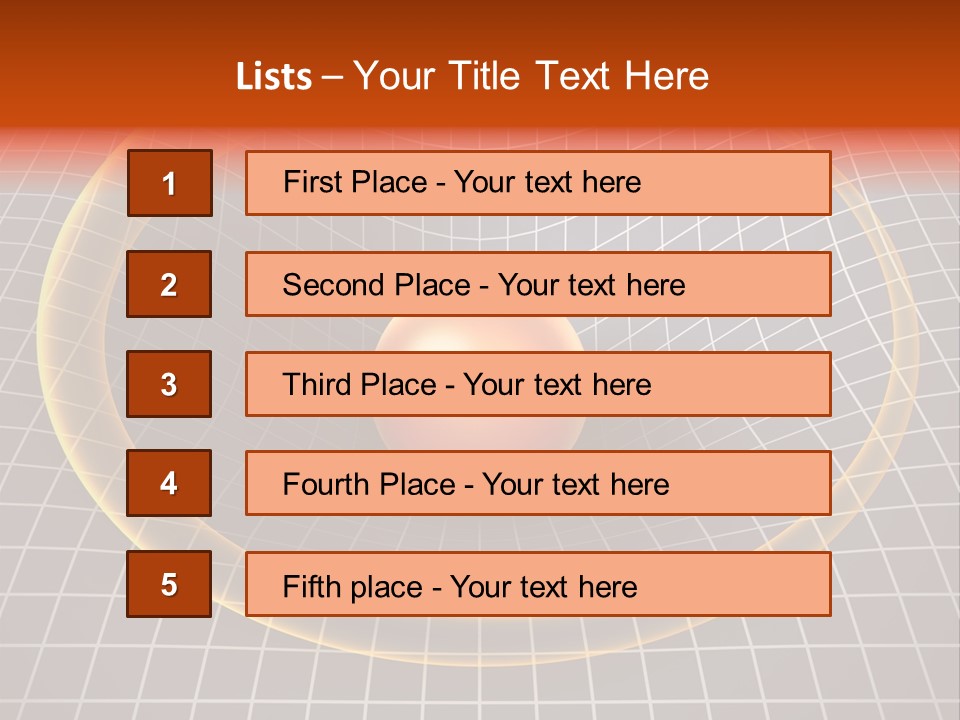 Wave Gravity Sun PowerPoint Template