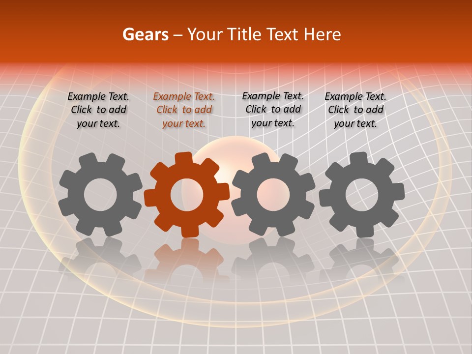 Wave Gravity Sun PowerPoint Template