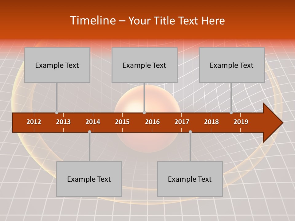 Wave Gravity Sun PowerPoint Template