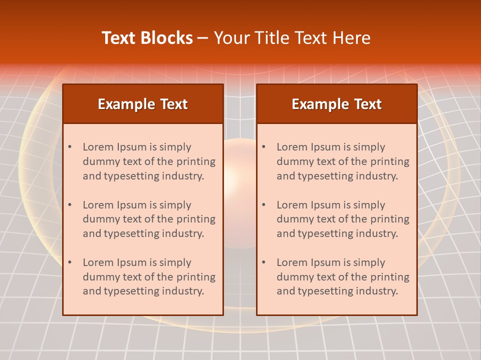 Wave Gravity Sun PowerPoint Template