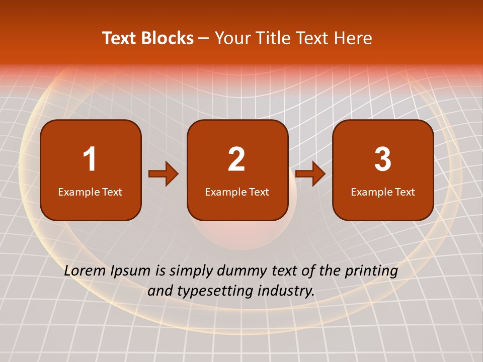 Wave Gravity Sun PowerPoint Template