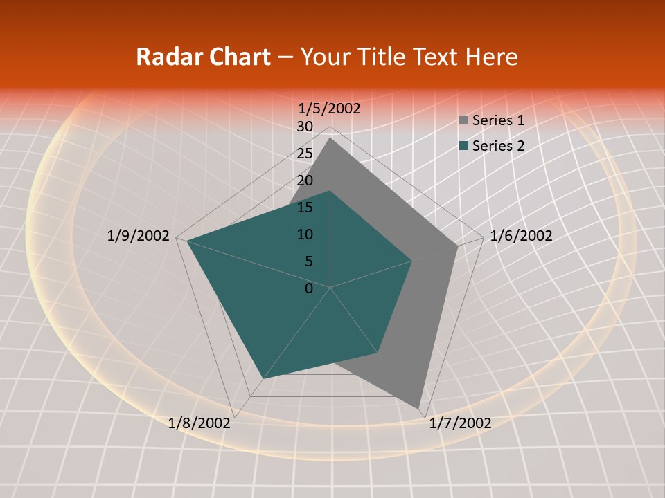 Wave Gravity Sun PowerPoint Template