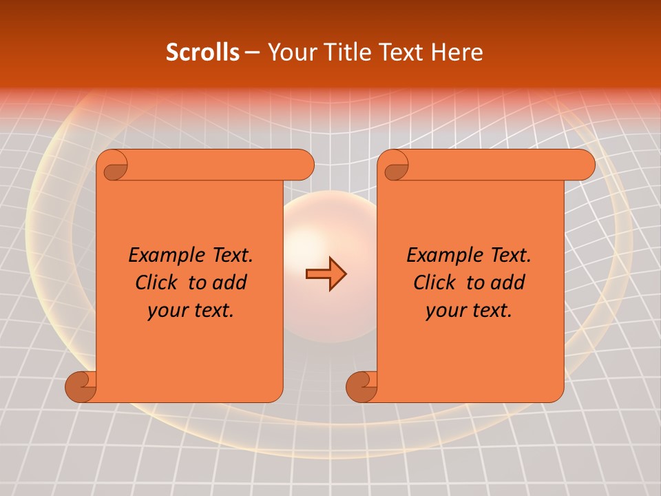 Wave Gravity Sun PowerPoint Template