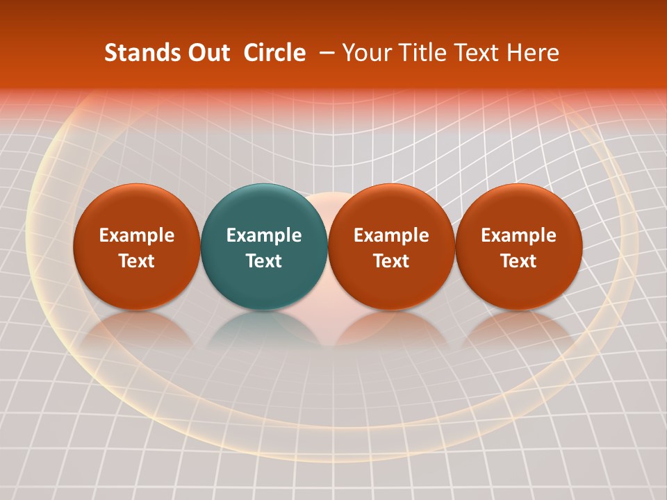 Wave Gravity Sun PowerPoint Template