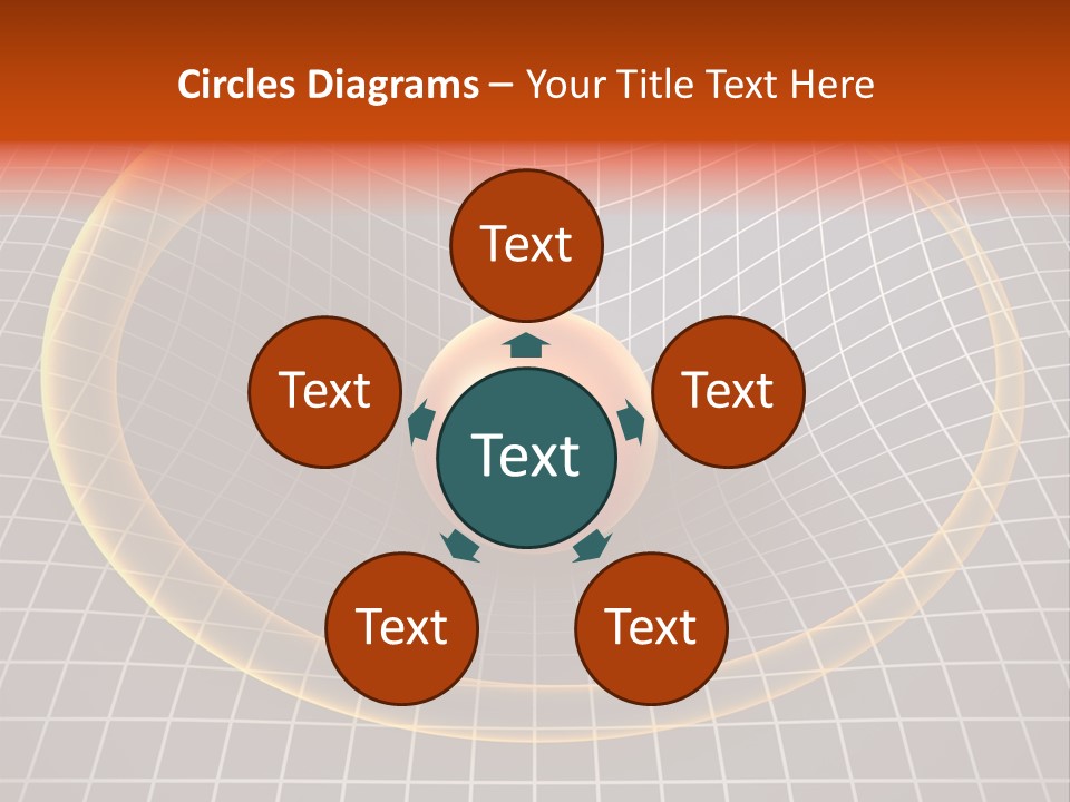 Wave Gravity Sun PowerPoint Template