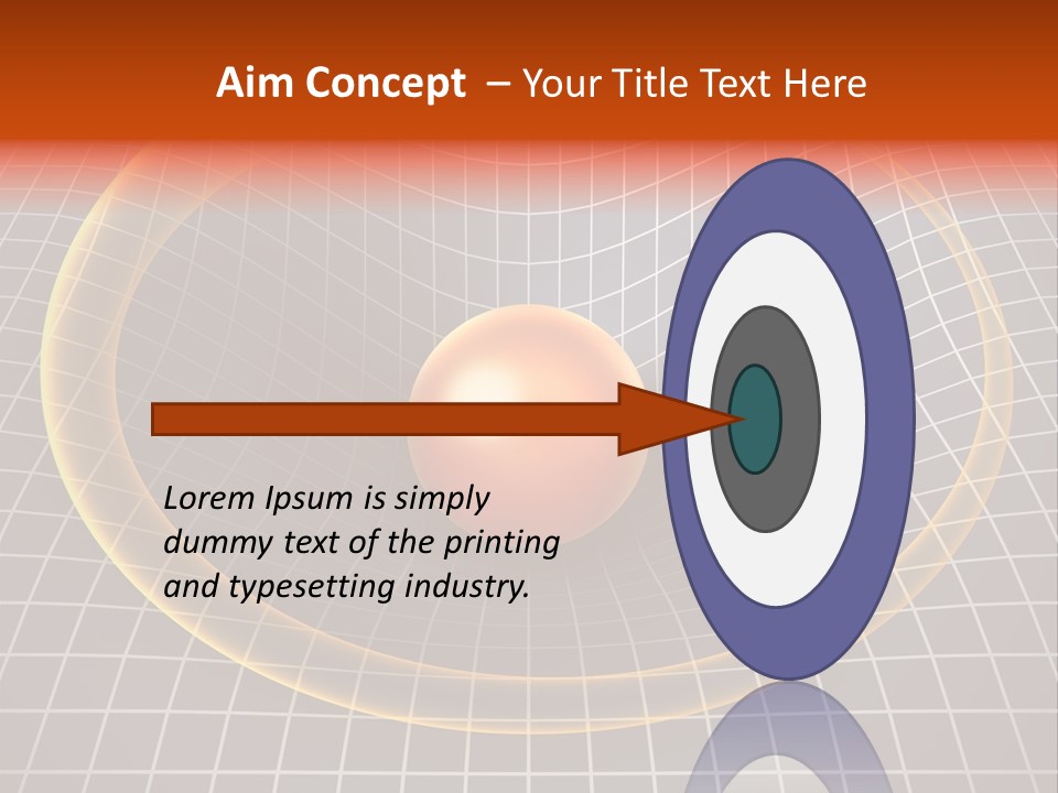 Wave Gravity Sun PowerPoint Template