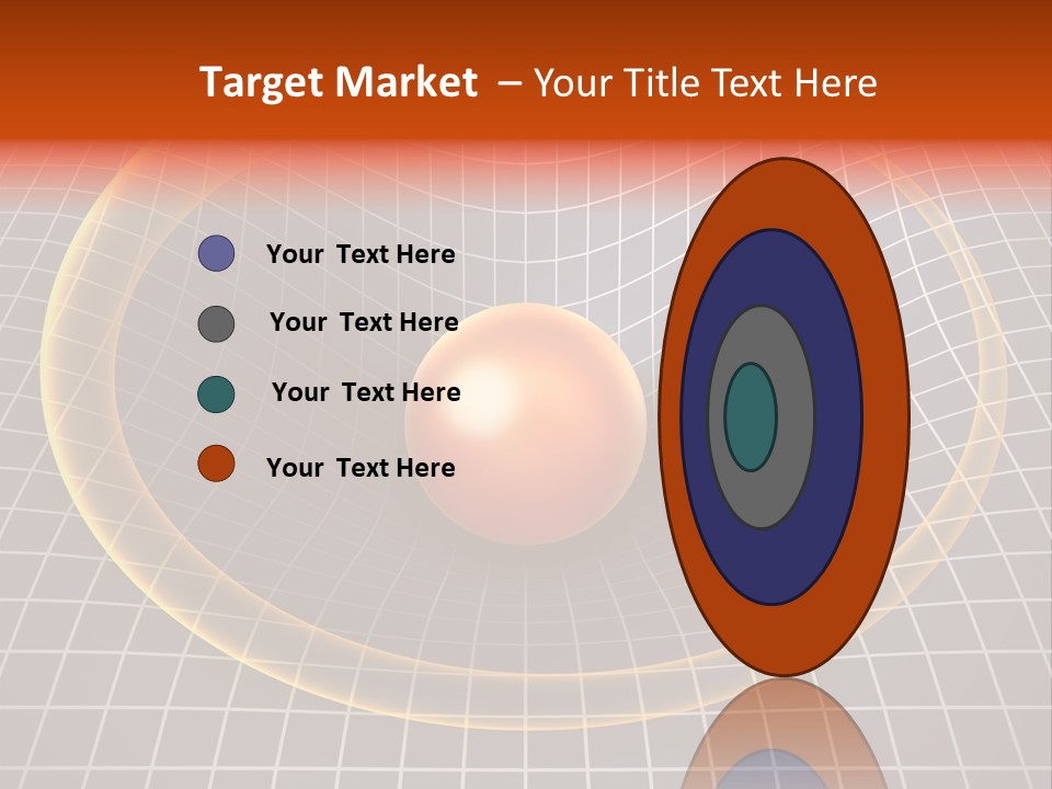 Wave Gravity Sun PowerPoint Template