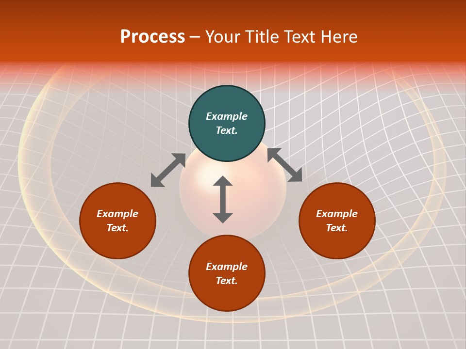 Wave Gravity Sun PowerPoint Template
