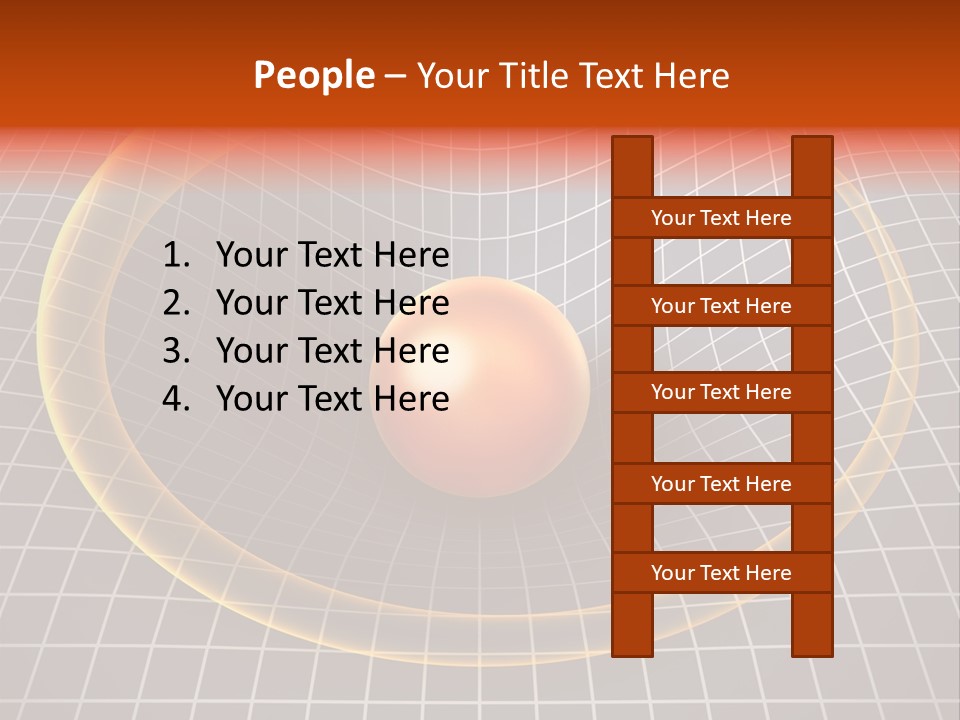 Wave Gravity Sun PowerPoint Template