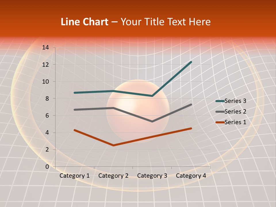 Wave Gravity Sun PowerPoint Template
