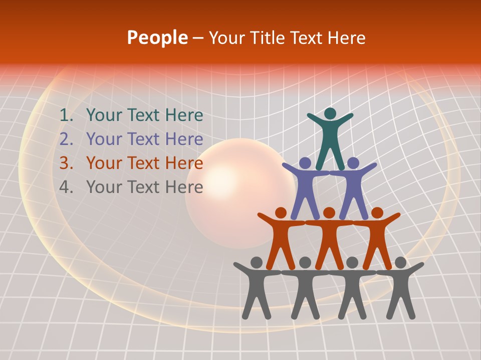 Wave Gravity Sun PowerPoint Template