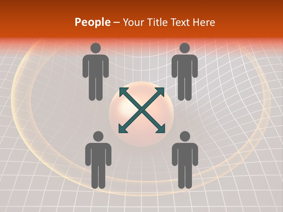 Wave Gravity Sun PowerPoint Template