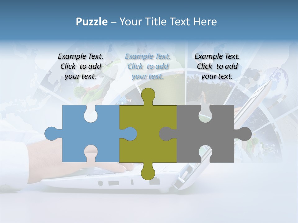 Click Connection Simple PowerPoint Template