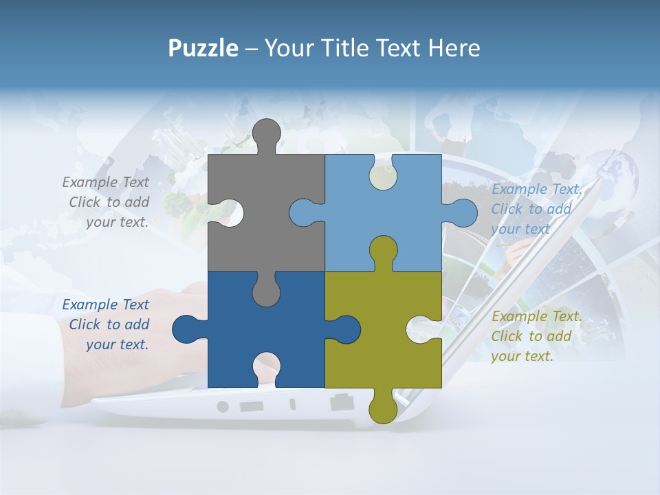 Click Connection Simple PowerPoint Template