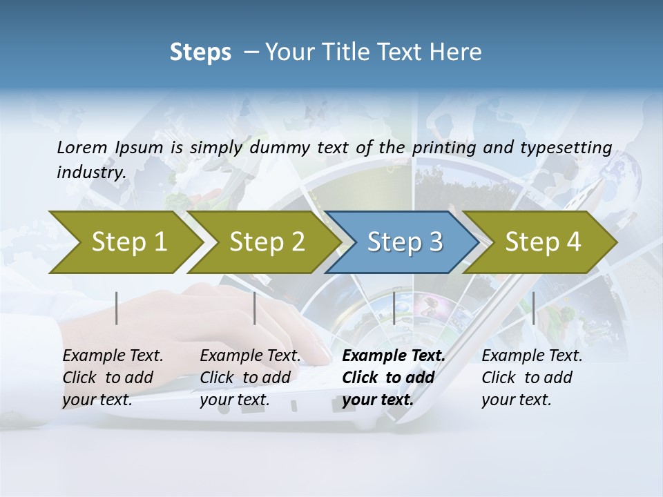 Click Connection Simple PowerPoint Template