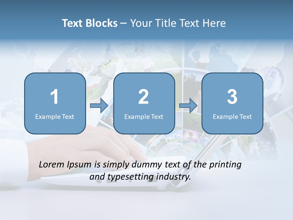 Click Connection Simple PowerPoint Template