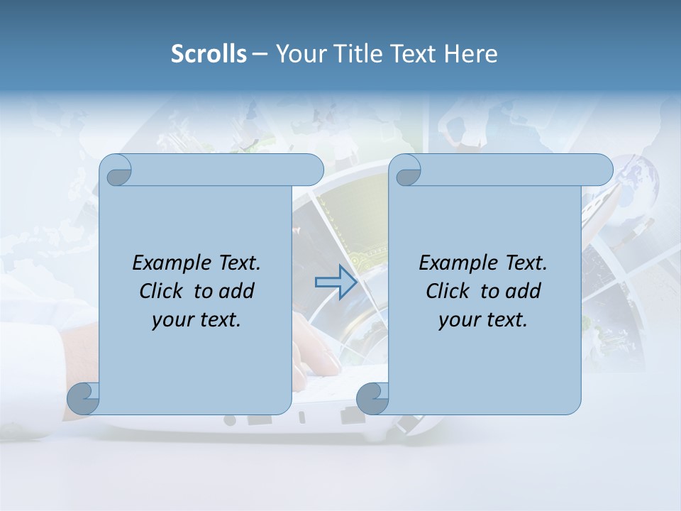 Click Connection Simple PowerPoint Template