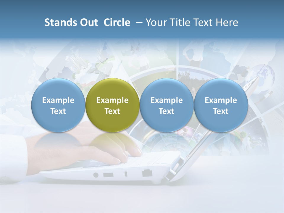 Click Connection Simple PowerPoint Template