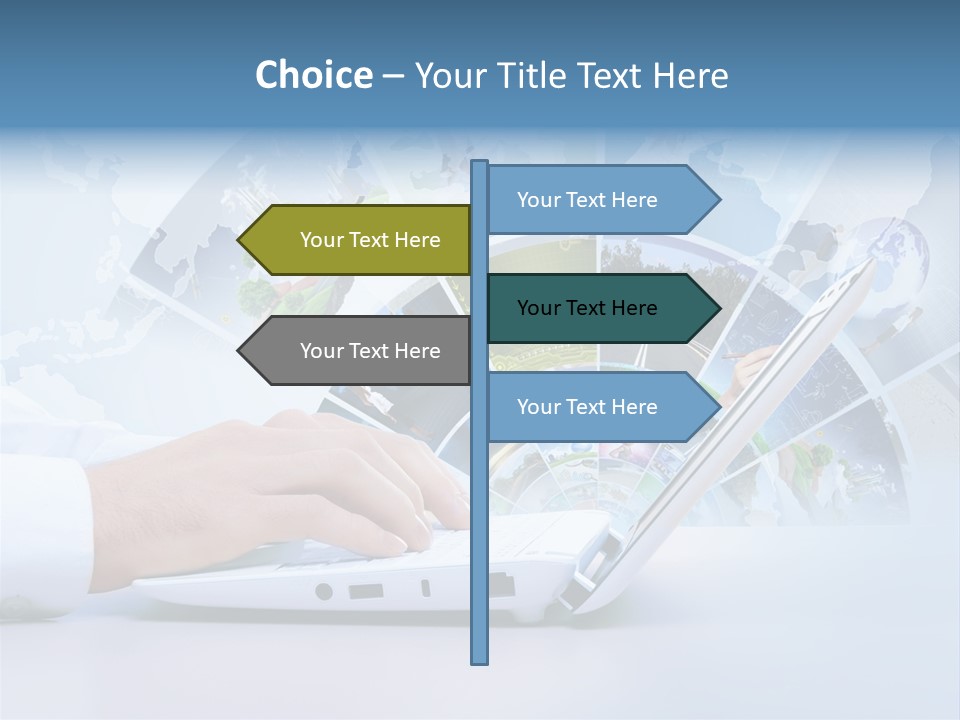 Click Connection Simple PowerPoint Template