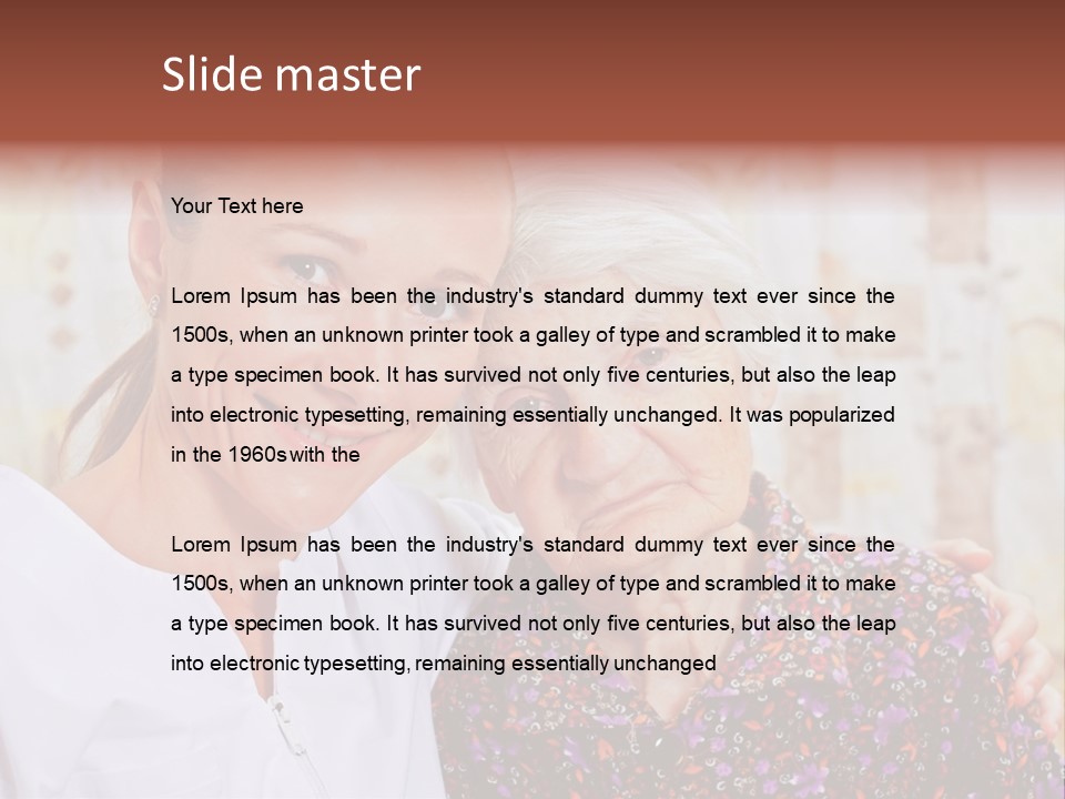 Young Sick Disease PowerPoint Template