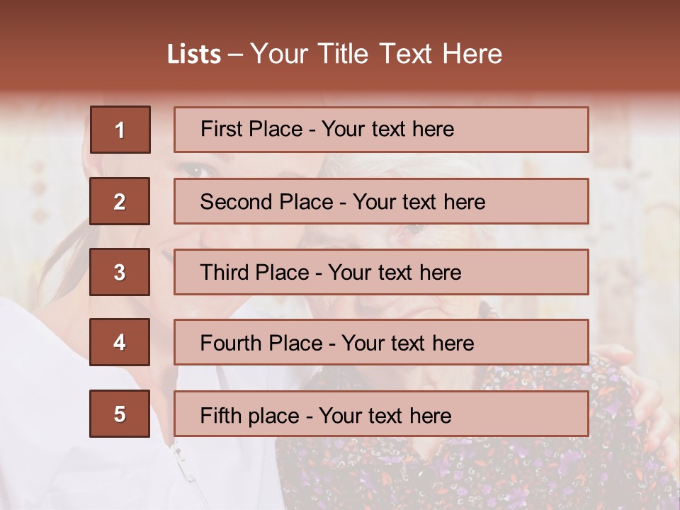 Young Sick Disease PowerPoint Template
