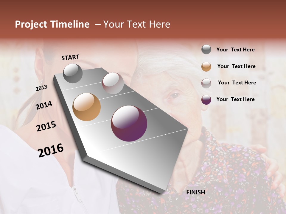 Young Sick Disease PowerPoint Template