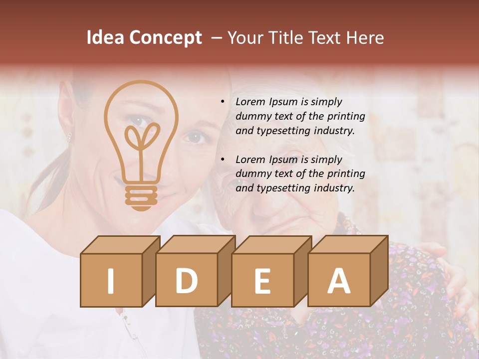 Young Sick Disease PowerPoint Template