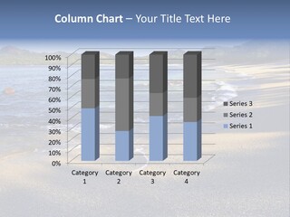 Trees Shore Landscape PowerPoint Template