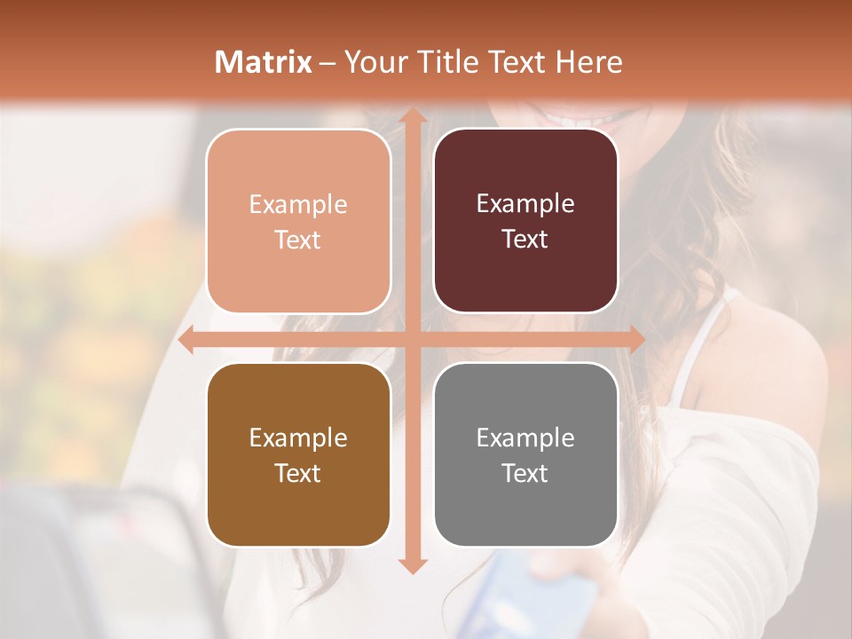 Marketplace Economy Shopper PowerPoint Template