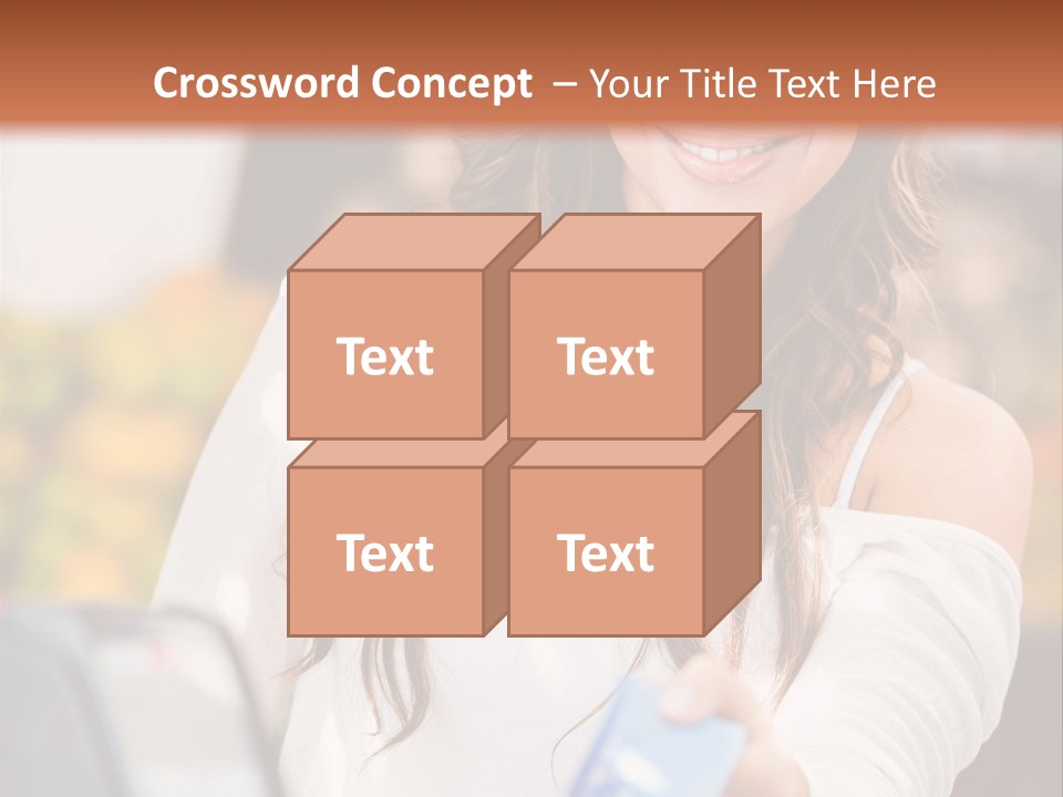 Marketplace Economy Shopper PowerPoint Template