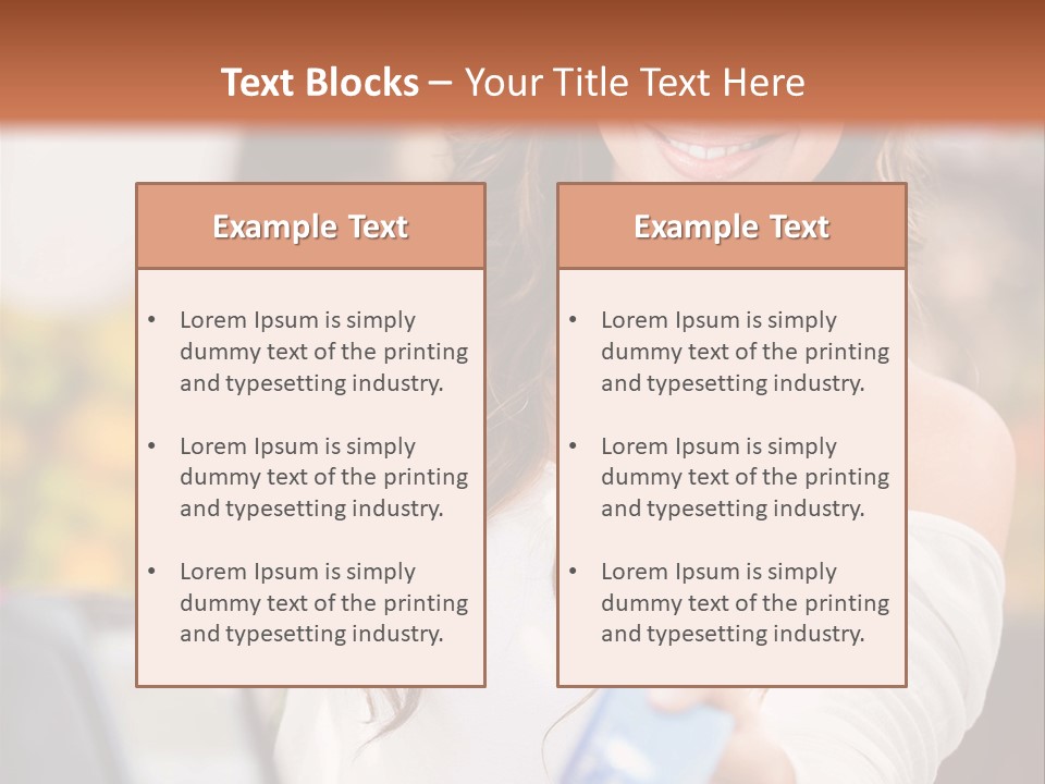 Marketplace Economy Shopper PowerPoint Template
