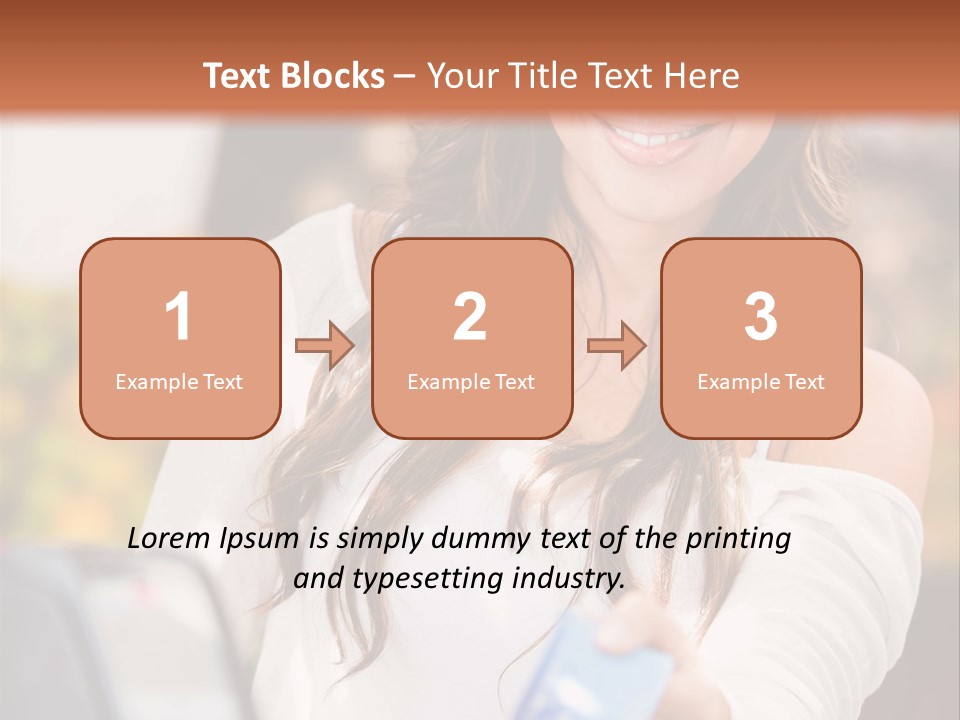 Marketplace Economy Shopper PowerPoint Template