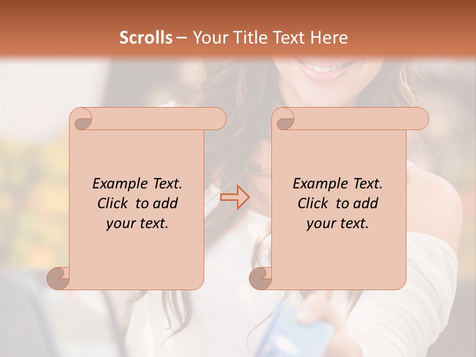 Marketplace Economy Shopper PowerPoint Template