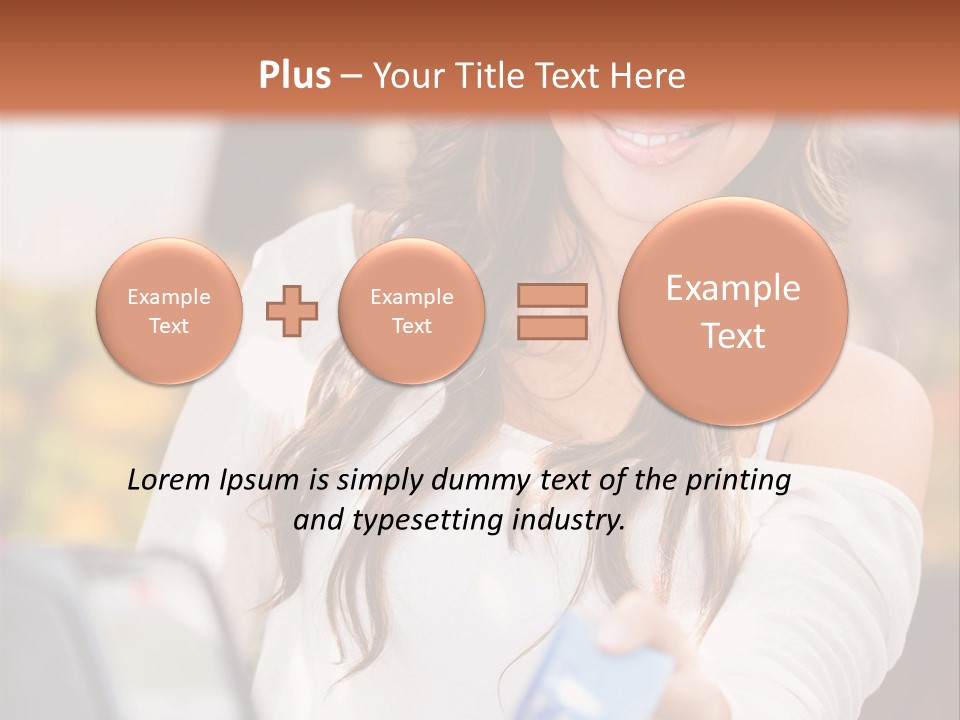 Marketplace Economy Shopper PowerPoint Template