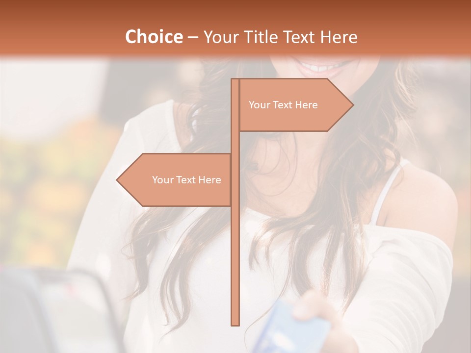 Marketplace Economy Shopper PowerPoint Template