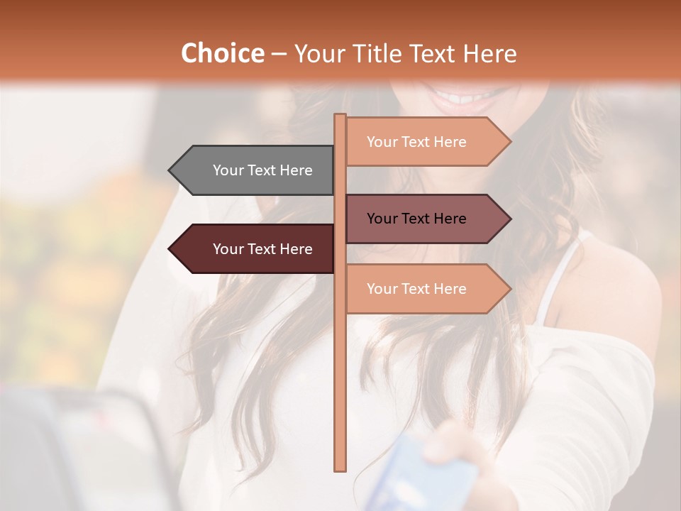Marketplace Economy Shopper PowerPoint Template